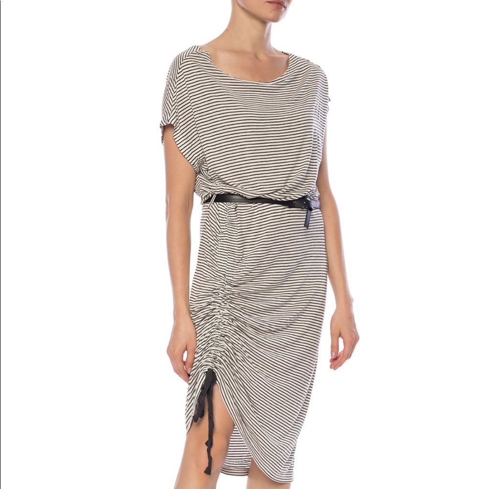 All Saints striped dress missing belt